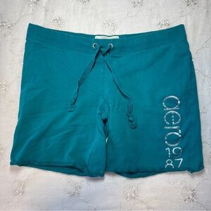 aeropostale teal bermuda shorts – size medium